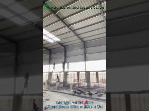 Senegal warehouse---Dimensions: 20m x 50m x 8m