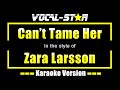 Zara Larsson - Can't Tame Her (Karaoke Version)