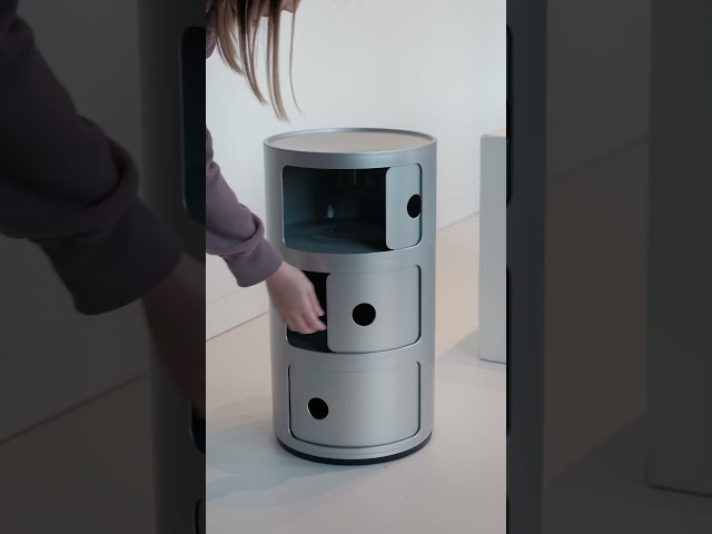 Vídeo relacionado con Kartell Componibili Elementos modulares, Blanco, 32 x 32 x 58,5 cm, 3 Elementos