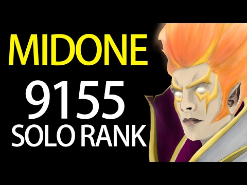 MidOne Dota 2 Invoker 9155 MMR Pro Mid Carry Gameplay 7.02 Patch