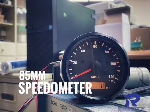 B02-85-09 85mm125MPH SPEEDOMETER car motorcycle marine 125MPH | RICO Instrument