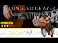 MILONGUEO DEL AYER 🎸 (Abel Fleury) - Guitarra FÁCIL | Tutorial + Tablaturas |