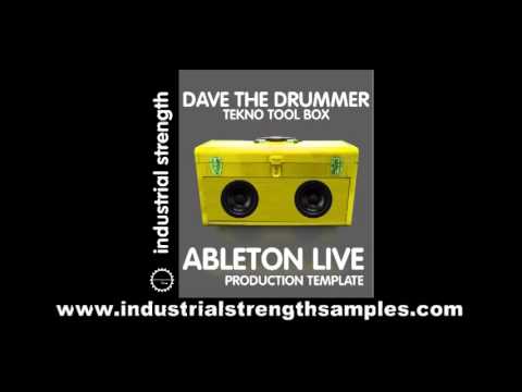 D.A.V.E. the Drummer - Tekno Tool Box - Ableton Live Template OUT NOW!