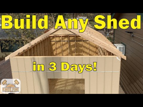 99 - DIY Shed - Complete Instructions - Best Tutorial There Is!