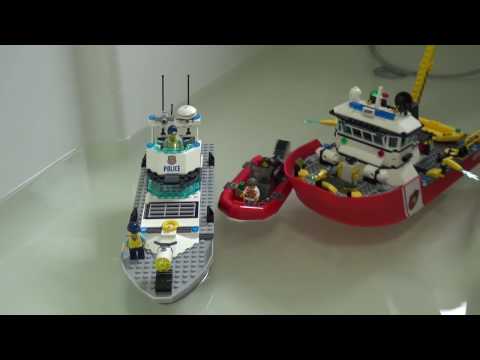 Vidéo LEGO City 60129 : Le bateau de patrouille de la police