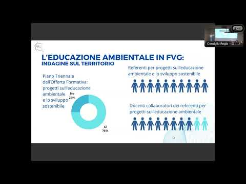 frame del video: incontro 18 ottobre, visibile all'interno del canale youtube di arpa fvg