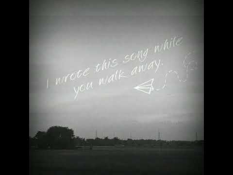 Ghxst Boi - I wrote this song while you walk away. (Lyrics Video)