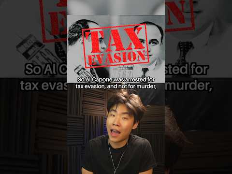 Why Al Capone Was Arrested For TAX Evasion, Not Murder #shorts