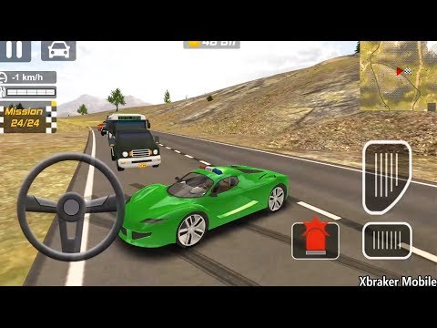 Police Drift Car Driving Simulator: Green Sport Police Car Driving - Android GamePlay