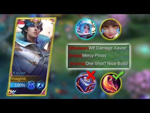 MOONTON THANK YOU FOR THIS NEW XAVIER ONE SHOT BUILD 2022! 😱 | TOP GLOBAL XAVIER NEW BUILD! - MLBB