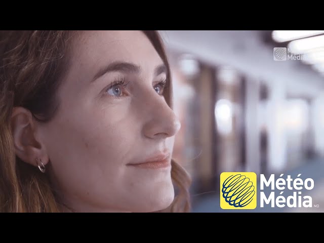 Catherine Aubry, étudiante et météorologue à MétéoMédia