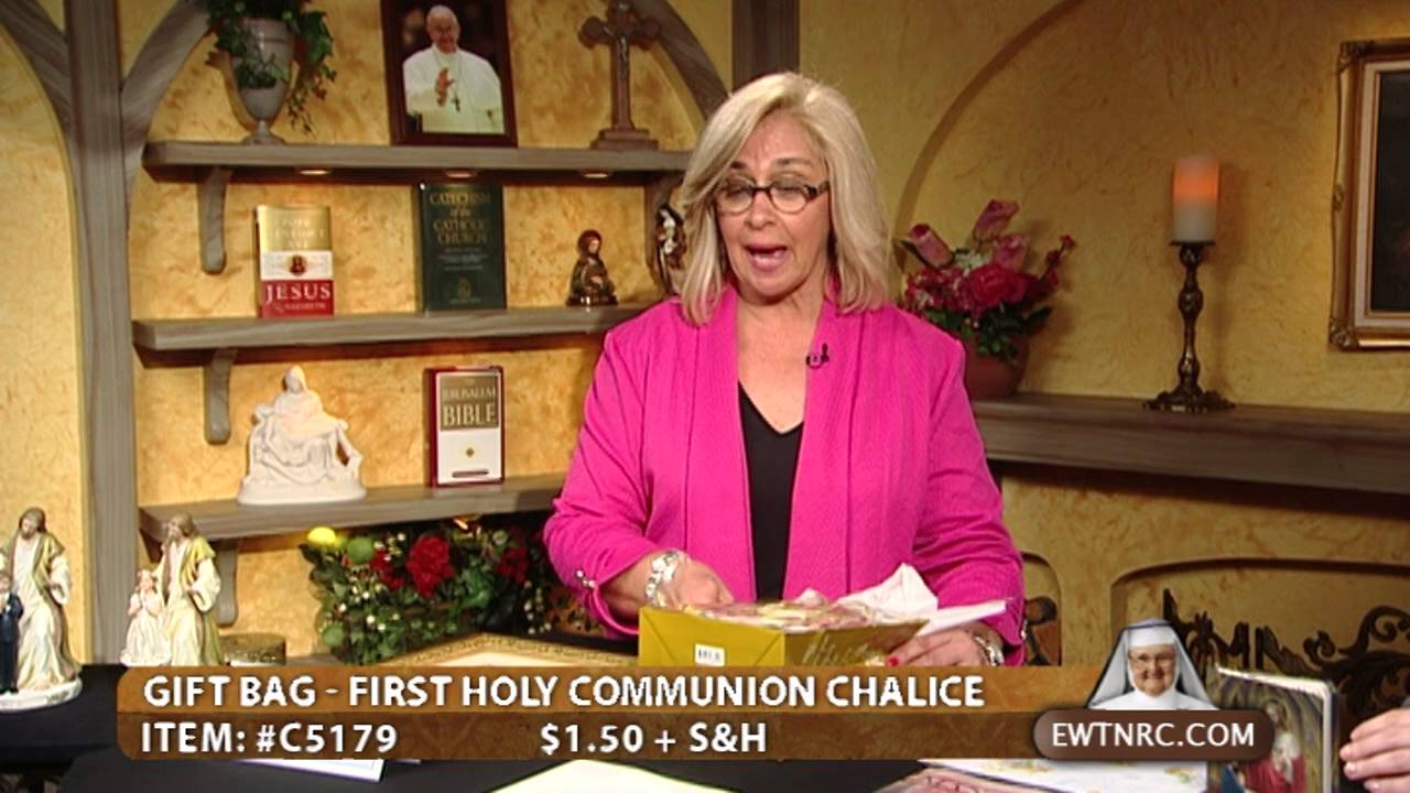 EWTN Religious Catalogue - 2016-04-11 - My First Communion Statue - Girls