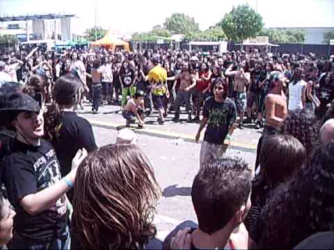 Municipal Waste -  (Wrong Answer) Wall of Death in Lorca Rock 09