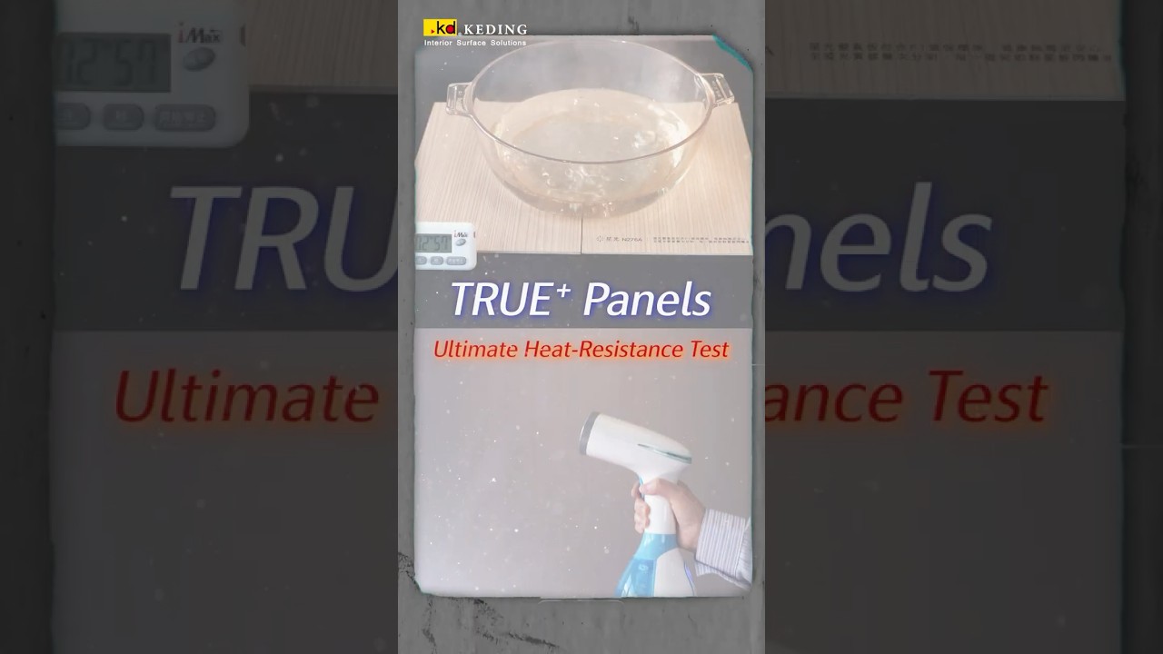 Ultimate Heat-Resistance Test 🔥 TRUE⁺ Panels | KEDING