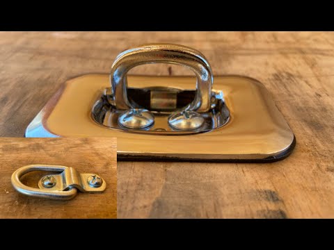 How to install anchors / tie down anchors / tie down hooks in a enclosed trailer