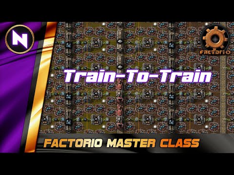 Introducing TRAIN-TO-TRAIN for Megabase | Factorio Tutorial/Guide/How-to