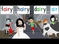 AIR Trigraph Phonics Song Learn Air Words Hair Fairy Chair