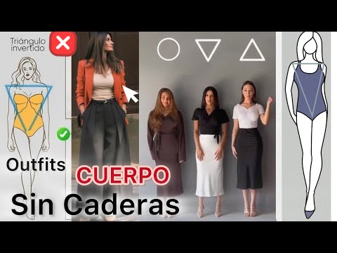 CÓMO VESTIR SEGÚN TU TIPO DE CUERPO / TRUCOS COMBINA ROPA FÁCIL Y SENCILLO MODA MUJER Espalda Ancha