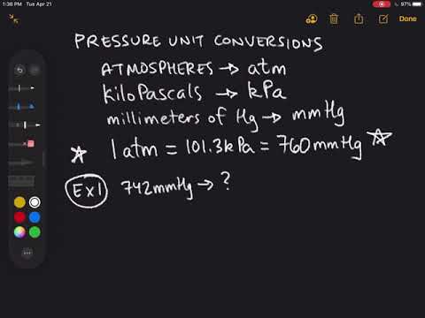 Gas Pressure Unit Conversion