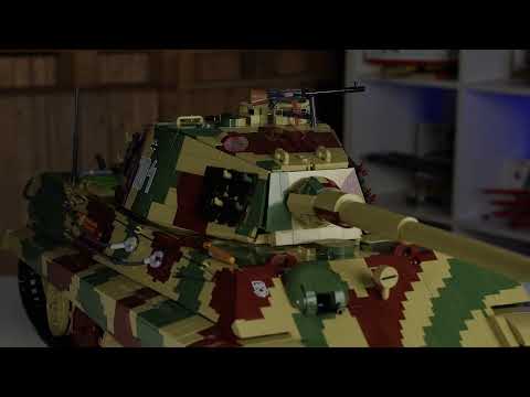 OVER 11,000 BRICKS! - Tiger II Königstiger in 1:12 scale