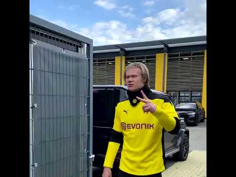 Erling Haaland Training | Borrusia Dortmund vs Manchester City