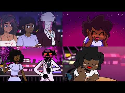 [QUAD Animations] FNF Heartbass but Every Turn a Different Character Sings