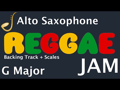 Alto Saxophone Reggae Jam in G Major -  Backing Track | Improvisation