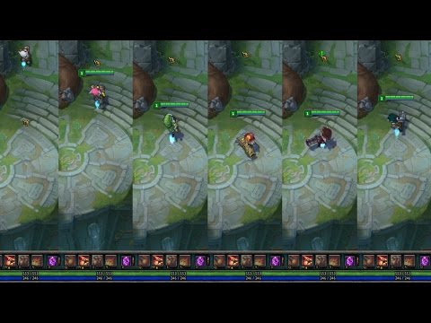 Tristana Visual Update - All Skins Сomparison