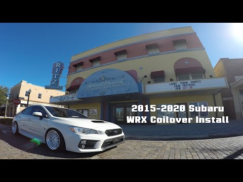 How To Install Coilovers On A 2015-2020 Subaru WRX (Tein Flex Z w/ 18x9.5 +30 Aodhan AH02 Wheels)