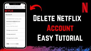 How to Delete a Netflix Account !