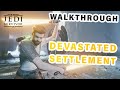 Devastated Settlement Puzzle Walkthrough Star Wars Jedi Survivor