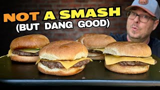 White Castle Burgers BUT Make them BIGGER! Easy Method on the Griddle