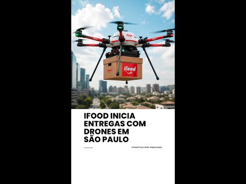 iFood revoluciona a entrega em São Paulo. A partir de 1º de junho, drones começam a operar em Baruer