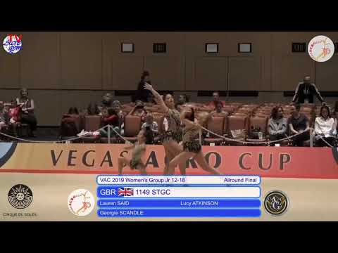 Vegas Acro Cup 2019 - South Tyneside 12-18 WG Combined Final