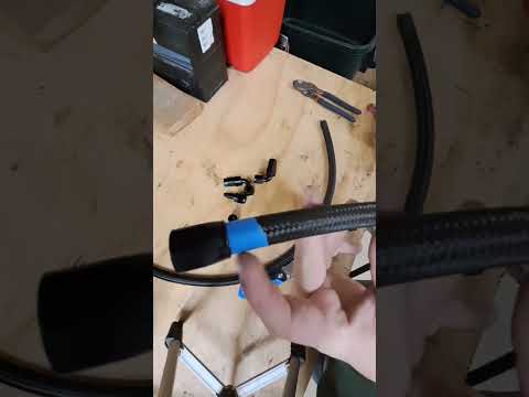 How to make AN lines, or how to waste money on fittings 101. #automotive #diy