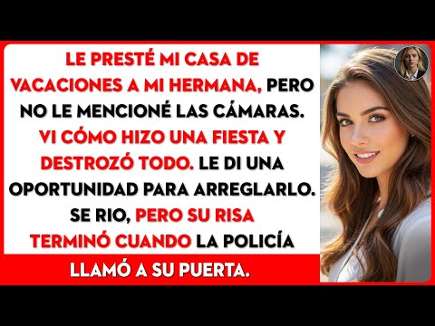 Mi hermana destrozó mi casa de vacaciones y se rio cuando le exigí que arreglara su desastre.