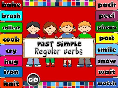 Grammar Kingdom-Regular Verbs (Past,Present,Future)