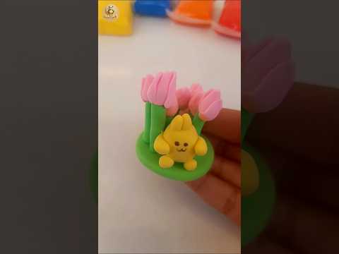how to make a doll |  #ceramicart #flowers  #clayart #shorts  #satisfyingart # cocomelo