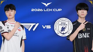 T1 vs BFX, PEYZ AFFRONTE DIABLE (LCK Cup 2026) 