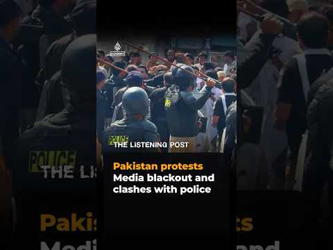 Pakistan protests: Media blackout and clashes with police | The Listening Post #shorts