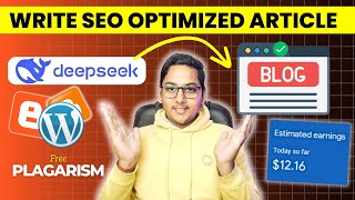 How to Write SEO Friendly And Plagarism Free Article Using DeepSeek Ai?