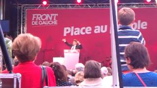 preview picture of video 'JL Mélenchon, Villeneuve d'Ascq, 02/06/2012'