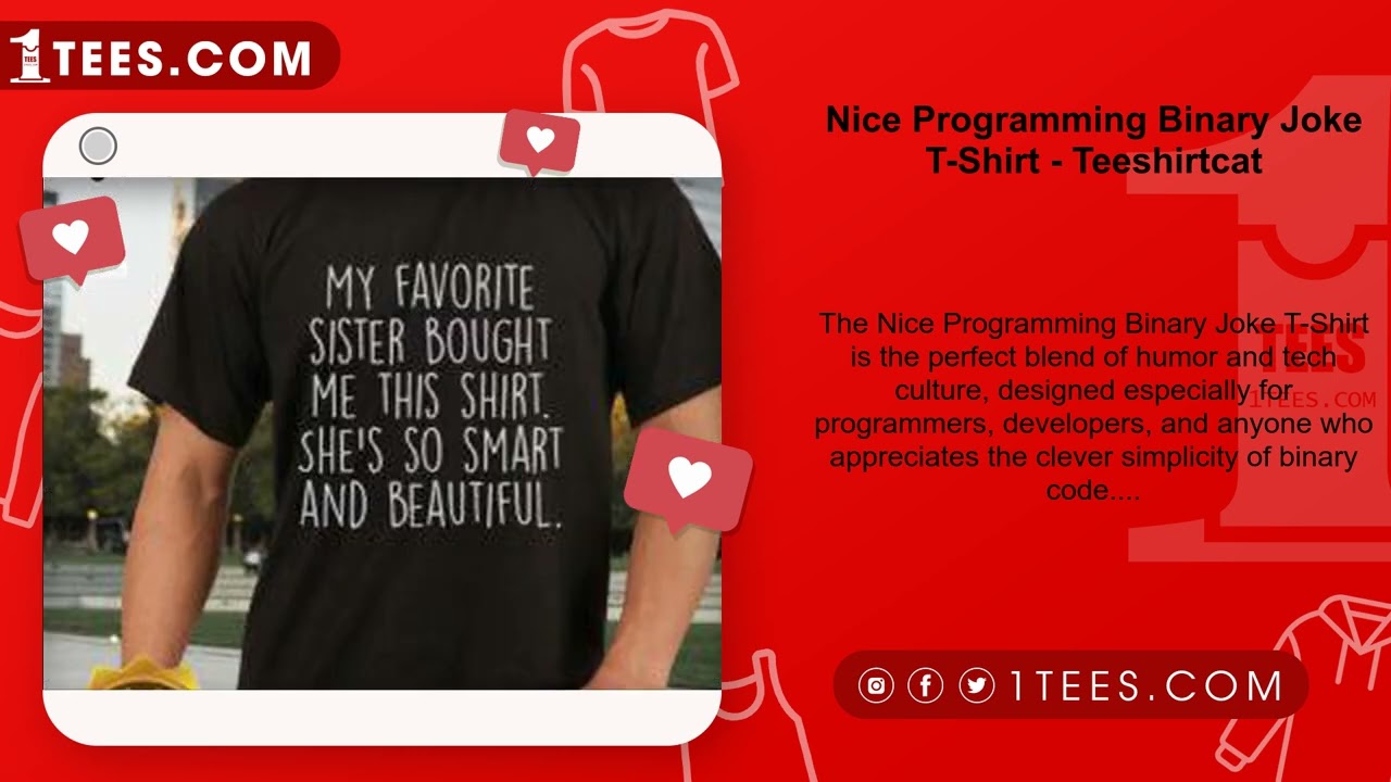 Nice Programming Binary Joke T-Shirt