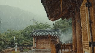 Download lagu Relaxation on a Rainy Day: Rain Sounds beneath the Hanok's Daecheongmaru mp3