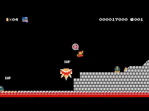 Super Mario Maker 2: Don't touch the ground!!