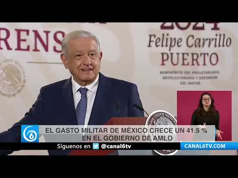 Video: El gasto militar de México crece un 41,5 por ciento en el gobierno de #AMLO