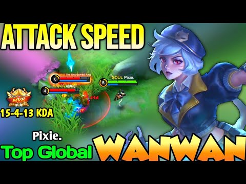 WANWAN BEST BUILD IN 2021 | TOP GLOBAL WANWAN Pixie. - MOBILE LEGENDS