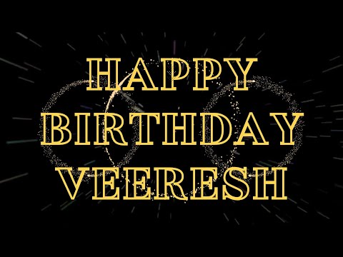 Happy Birthday Veeresh 🎉 | A Special Wish Just for You! | Let's Celebrate! 🎂