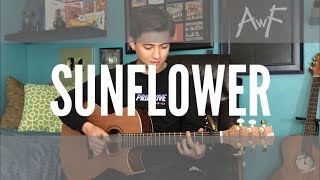 Sunflower - Post Malone / Swae Lee **BUT** it's played only on a guitar