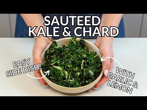 Sauteed Kale & Swiss Chard (Easy Side Dish!)
